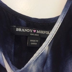 Brandy Melville Blue Tie Dye Jada Dress